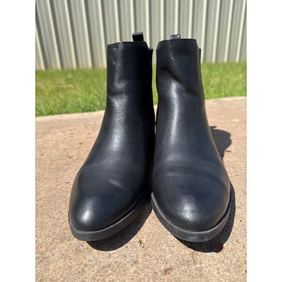 Tory Burch Black Leather Chelsea Boot 37 - Picture 2 of 8